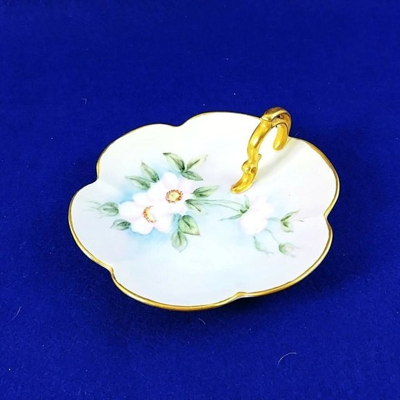 Candy Trinket Dish Hand Painted Artisan Signed 1958 Zeh Scherzer Bavaria - Picture 2 of 9